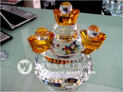 水晶聚寶盆擺件 sj-004
