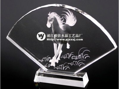 水晶馬深雕 sj-012