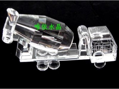 攪拌車水晶車模 sj-010