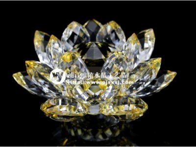 水晶蓮花擺件  sj-011