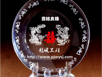水晶圓盤紀(jì)念品 sj-005