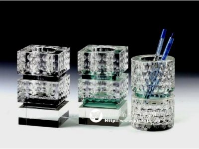 水晶筆筒紀念品 sj-011