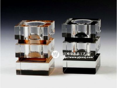 水晶筆筒廠家 sj-013