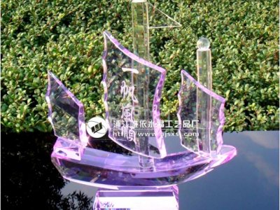 水晶古帆船 sj-008